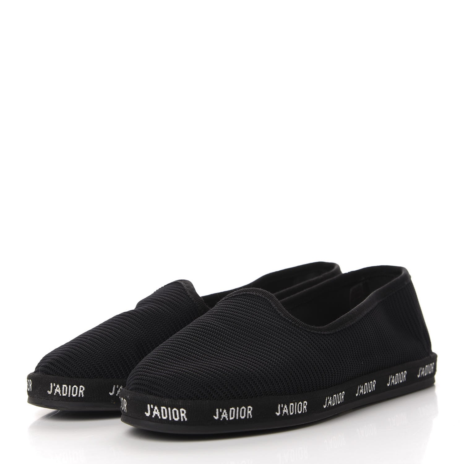 Christian Dior Technical Canvas J'adior Flats 36 Black 3 of 9