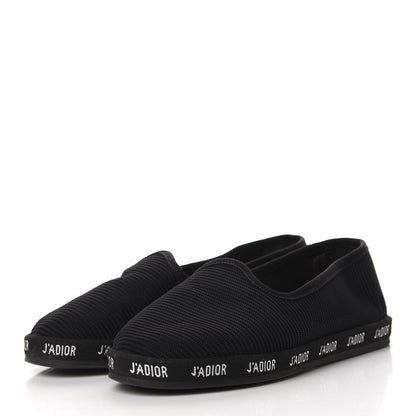 Christian Dior Technical Canvas J'adior Flats 36 Black 3 of 9