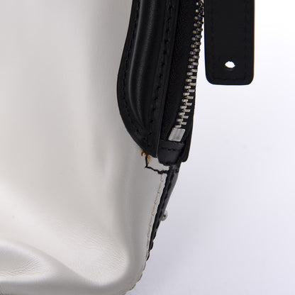 Alexander McQueen Calfskin Studded Padlock Skull Clutch Black 8 of 13