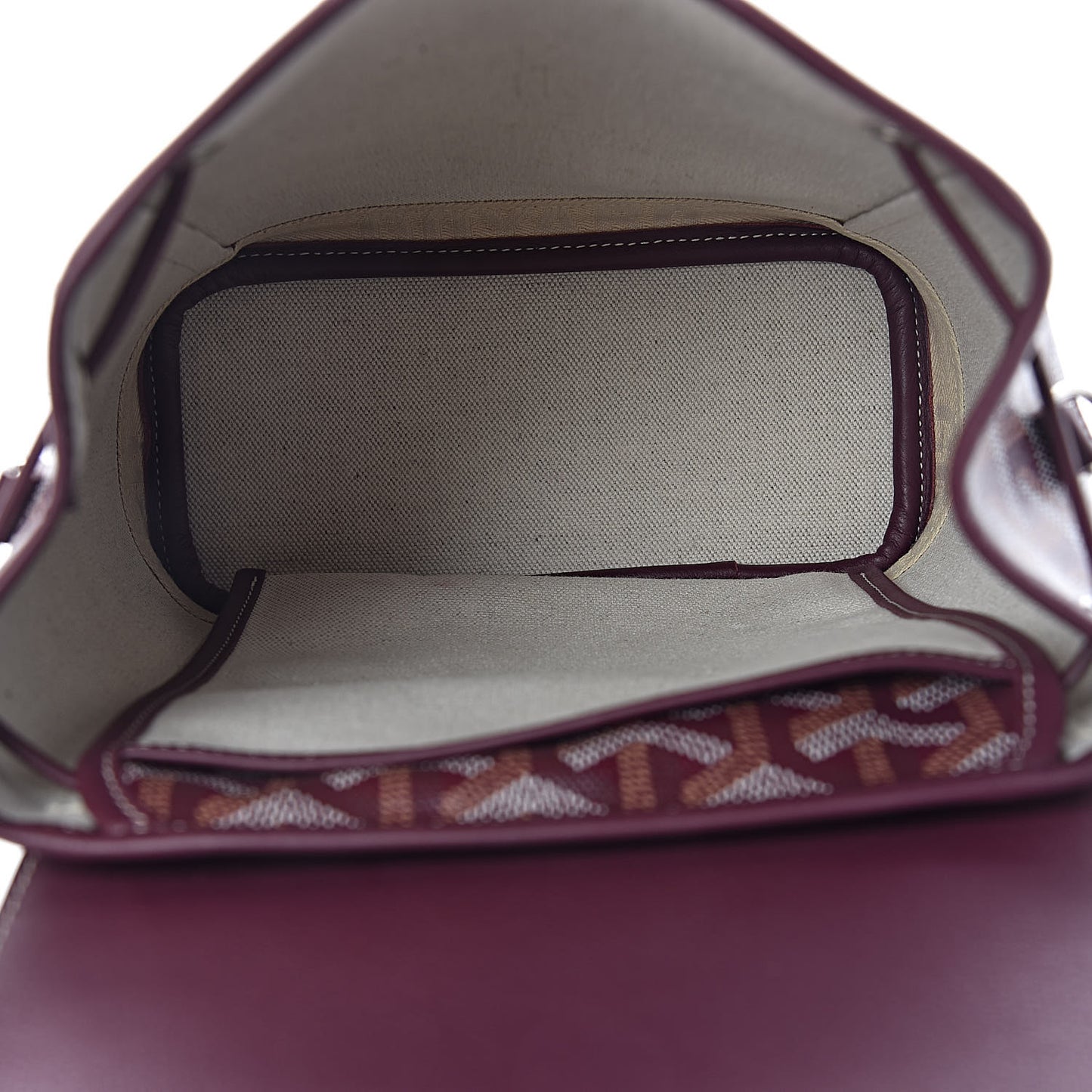 Goyardine Calfskin Mini Alpin Backpack Bordeaux
