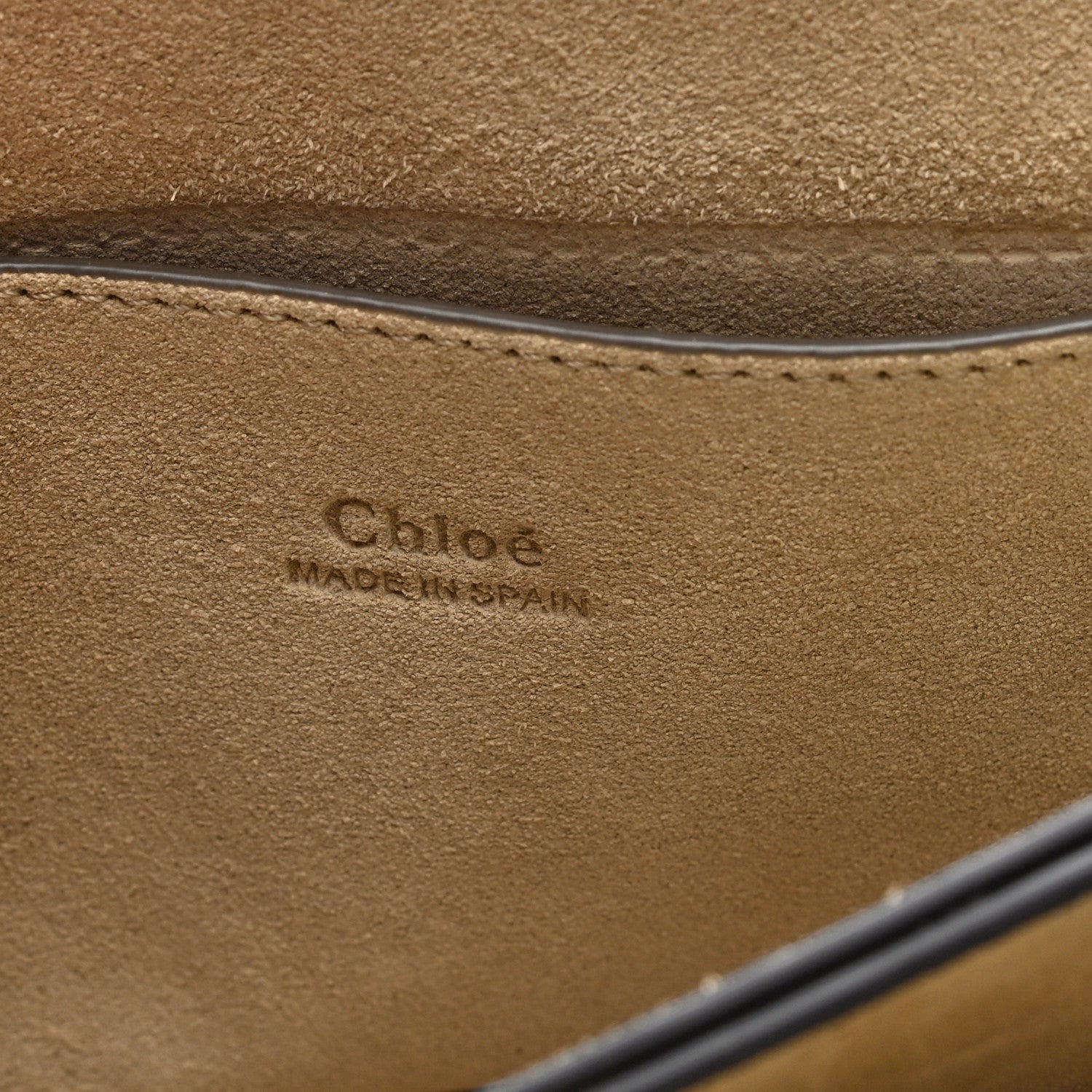 Chloe Suede Calfskin Small Faye Shoulder Bag Motty Grey 6 of 9