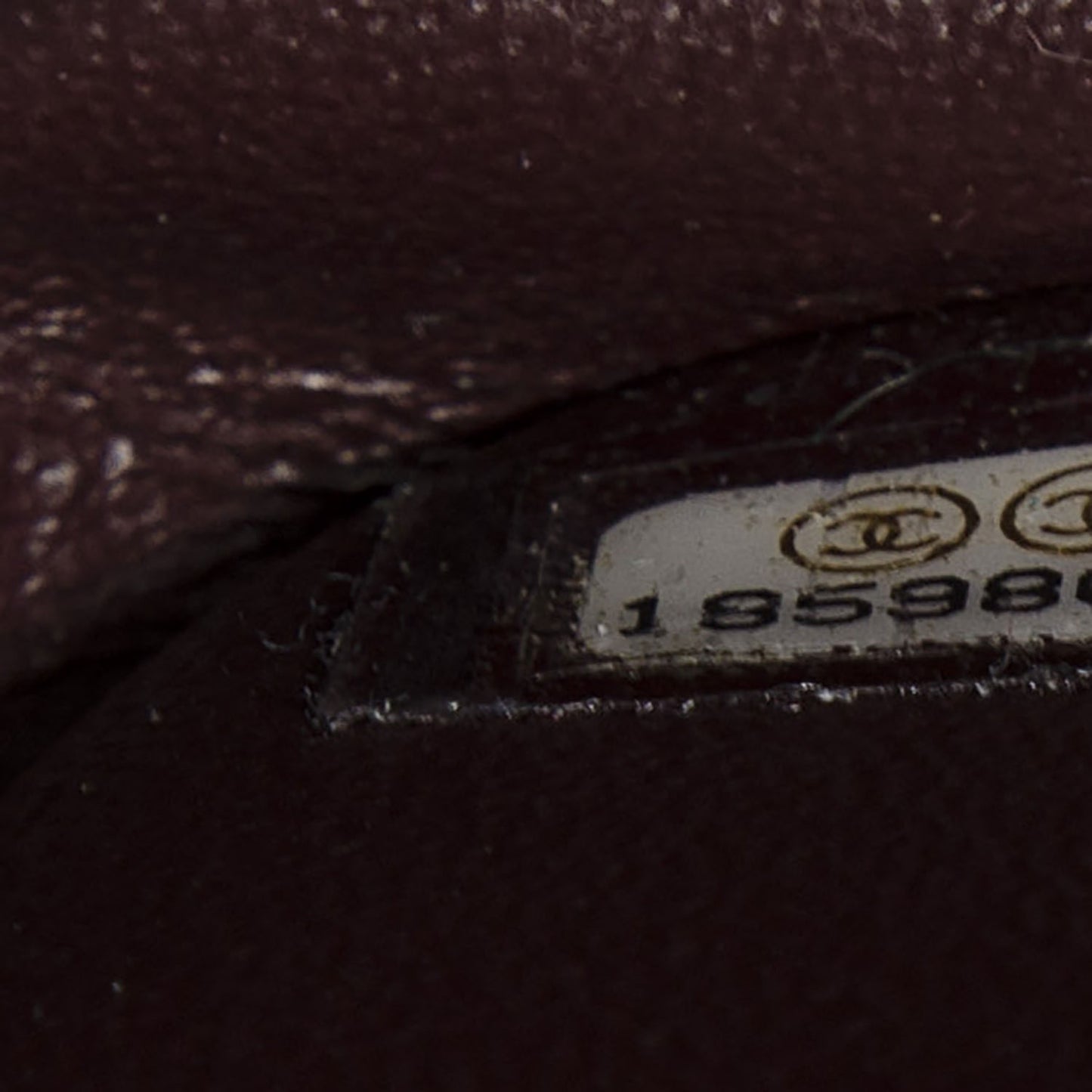 Lambskin Quilted Medium Diamond CC Flap Burgundy