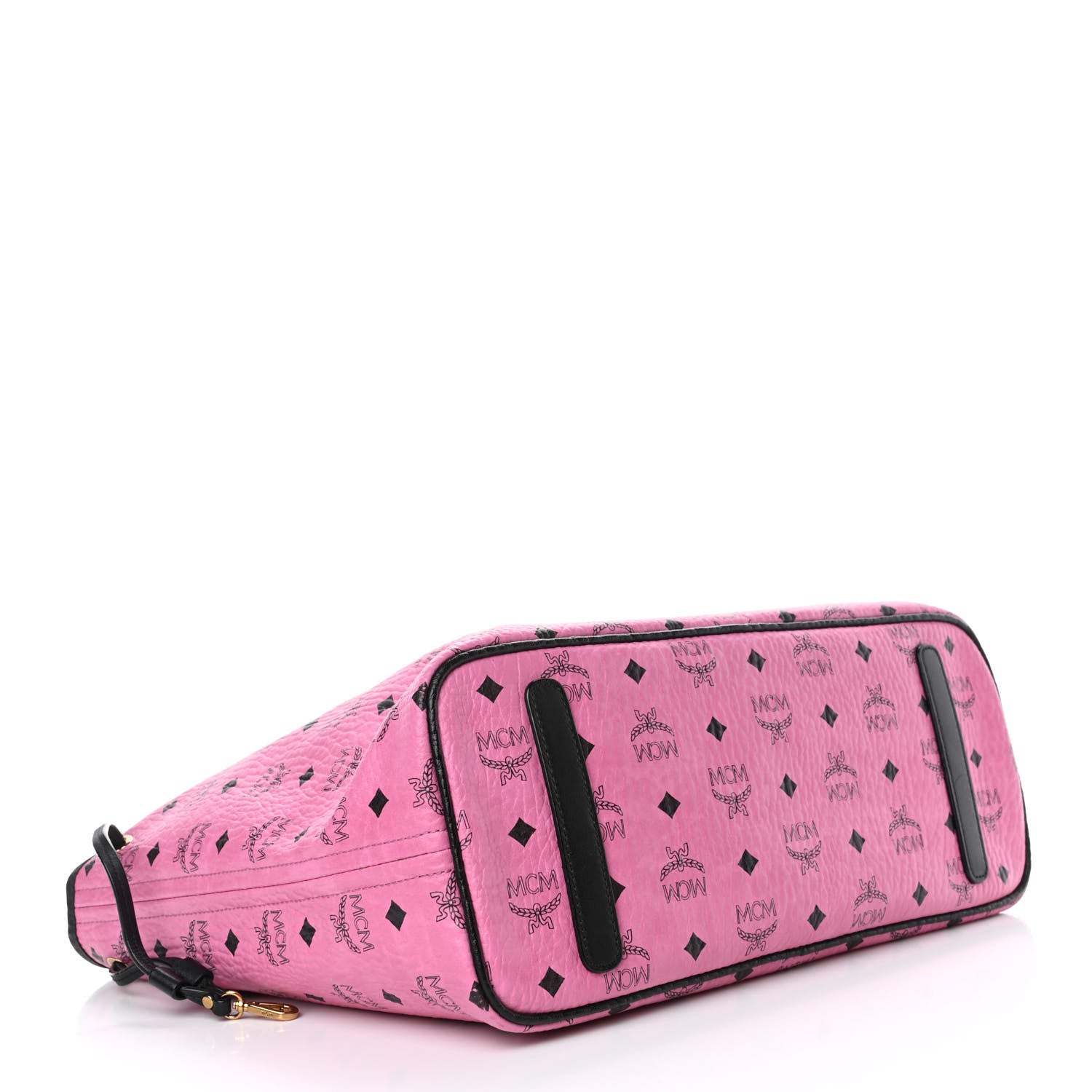 MCM Visetos Medium Reversible Liz Shopper Tote Pink 3 of 8