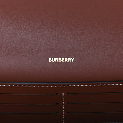 Burberry Calfskin Vintage Check Wallet With Detachable Strap Archive Beige Tan 6 of 8