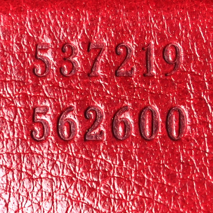 Gucci Suede Calfskin Large Rajah Chain Tote New Blue Romantic Cherry 7 of 11