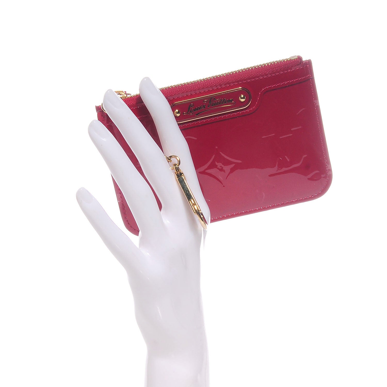 Louis Vuitton Vernis Key Pouch Pomme D'Amour 2 of 7