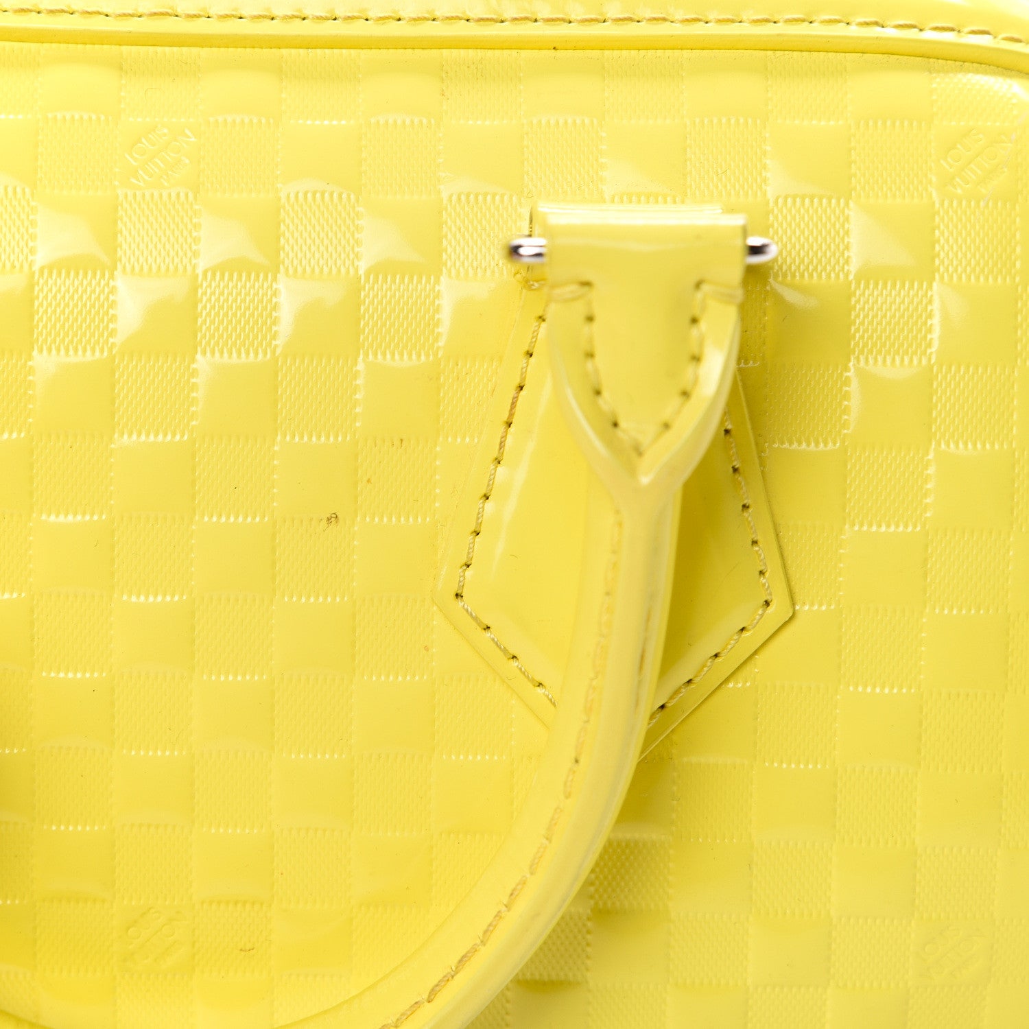 Louis Vuitton Damier Facette Speedy Cube PM Yellow 12 of 17