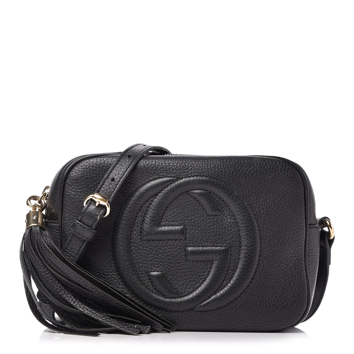 Gucci Pebbled Calfskin Small Soho Disco Bag Black 1 of 10