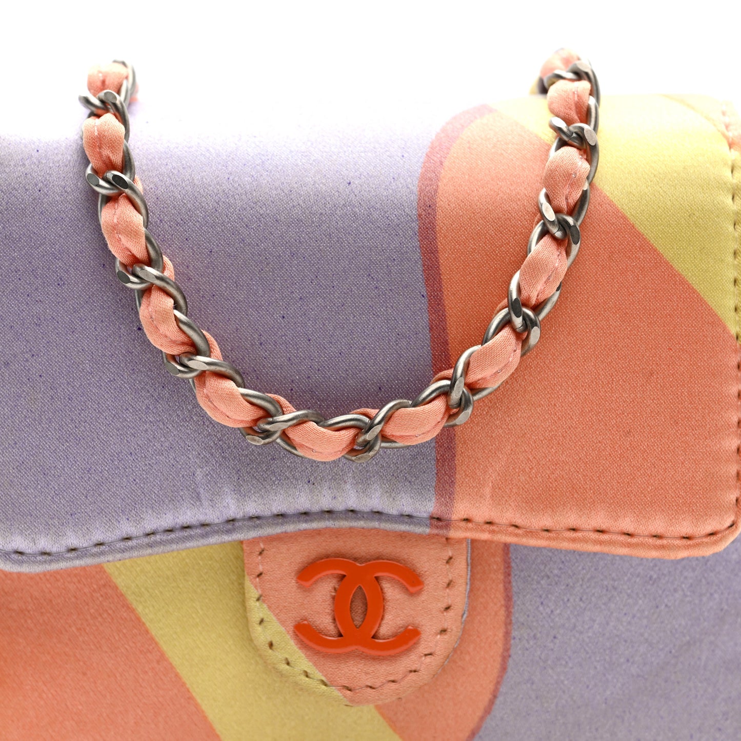 Satin Convertible Micro Flap Multicolor