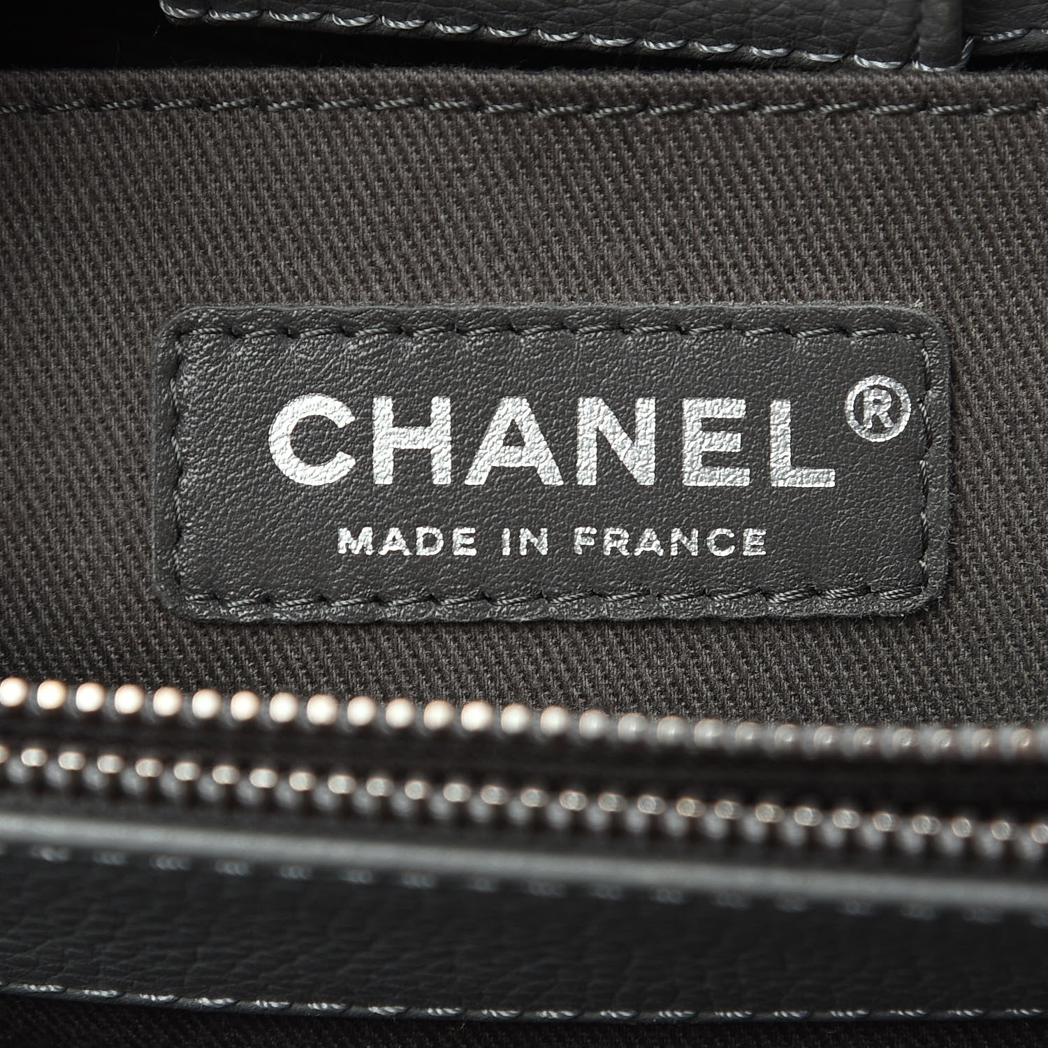 Chanel Grained Calfskin Small Neo Executive Shopper Tote Grey 5 of 8