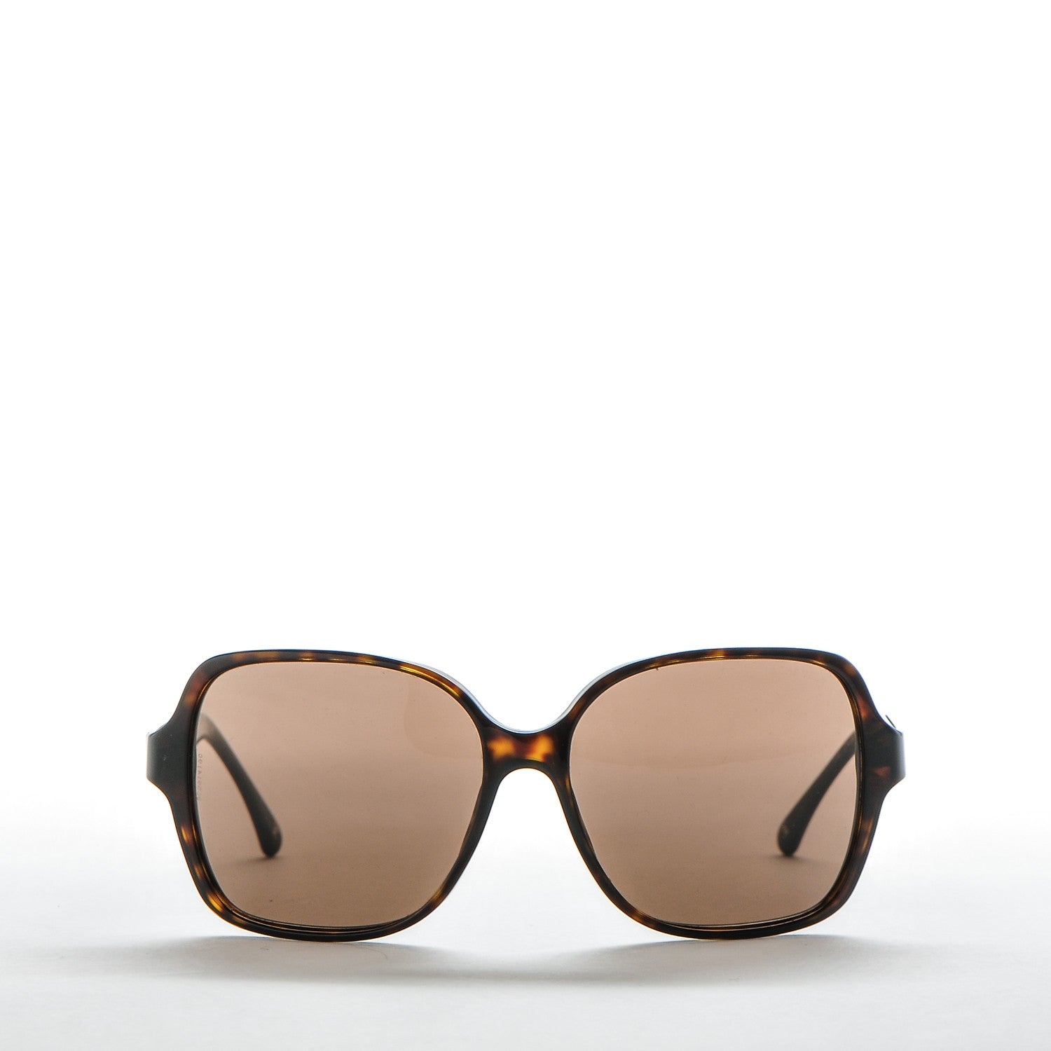 Chanel Oversized Square Miroir Collection Sunglasses 5168 Tortoise