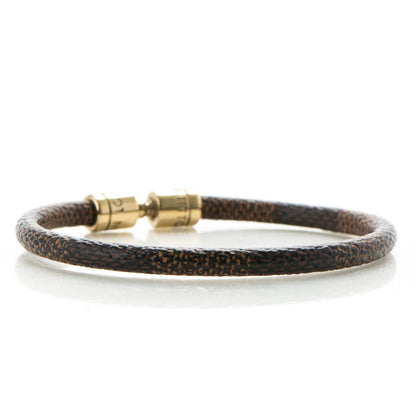 Louis Vuitton Damier Ebene Keep It Bracelet 19 3 of 3