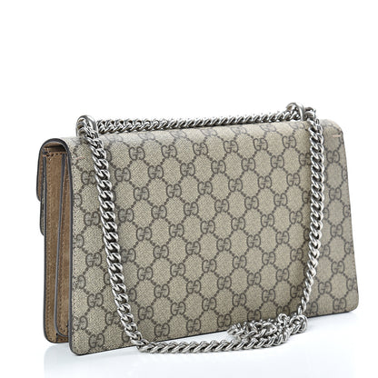 Gucci GG Supreme Monogram Small Dionysus Shoulder Bag Taupe 2 of 16
