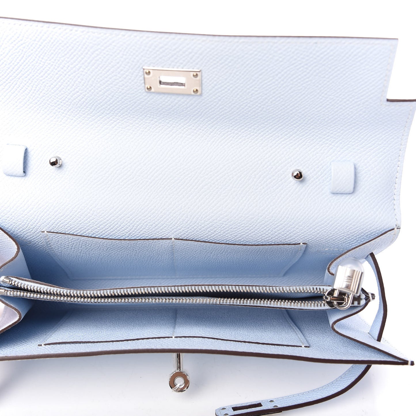 Epsom Kelly Wallet To Go Bleu Brume