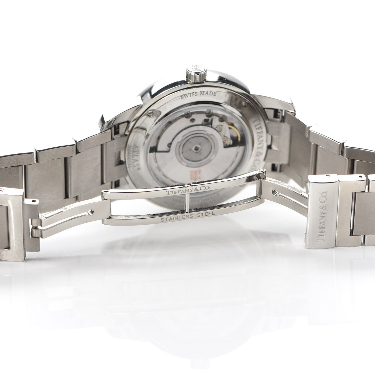 Stainless Steel 37mm Atlas 3-Hand Quartz Watch
