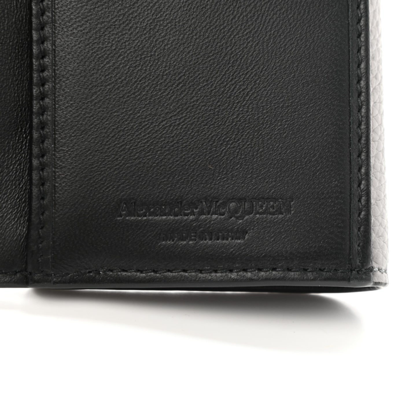 Calfskin Skull Continental Wallet Grey