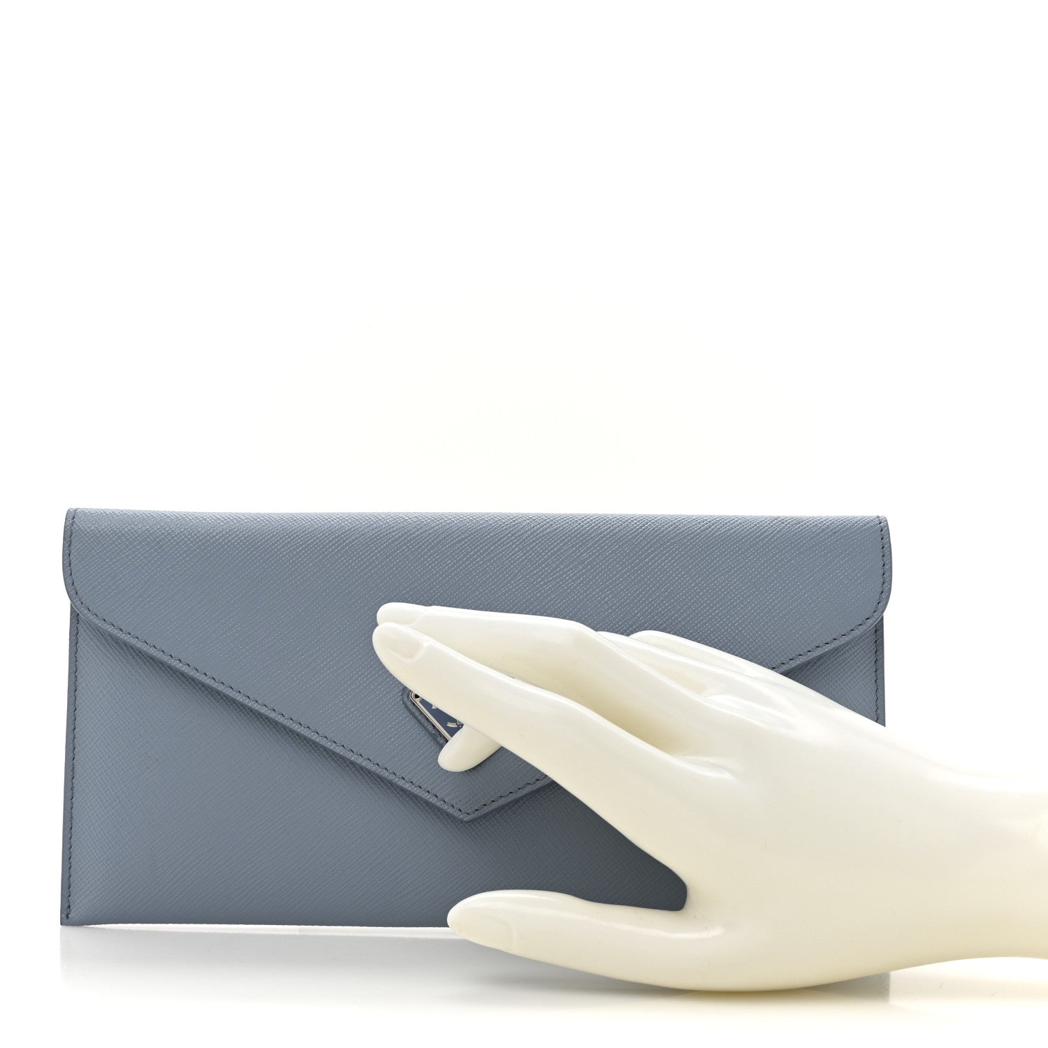 Prada Saffiano Ramage Letter Envelope Wallet Astrale 2 of 11
