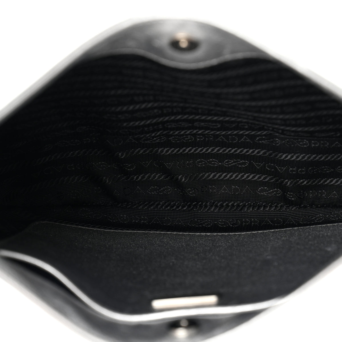 Prada Spazzolato Cleo Shoulder Bag Argento 5 of 9