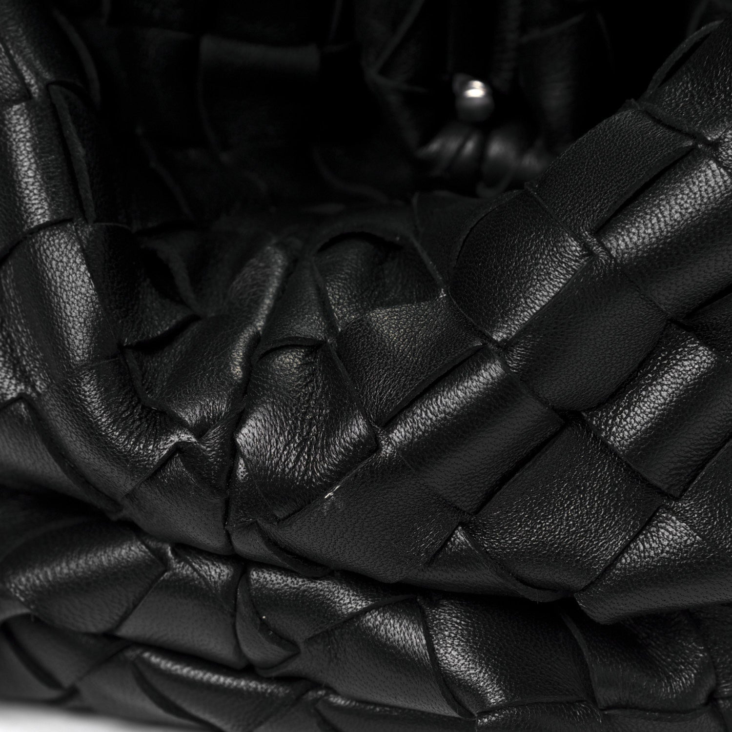 Bottega Veneta Nappa Maxi Intreccio The Pouch Oversized Clutch Black 5 of 5