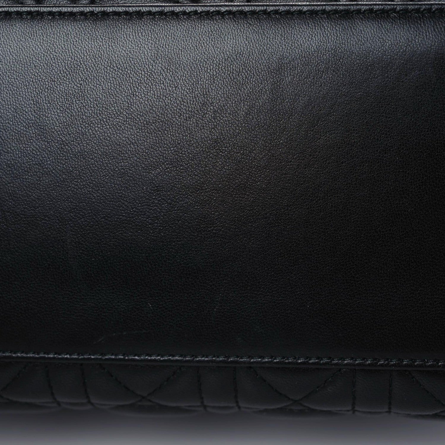 Christian Dior Lambskin Cannage Medium Lady Dior Black 9 of 15