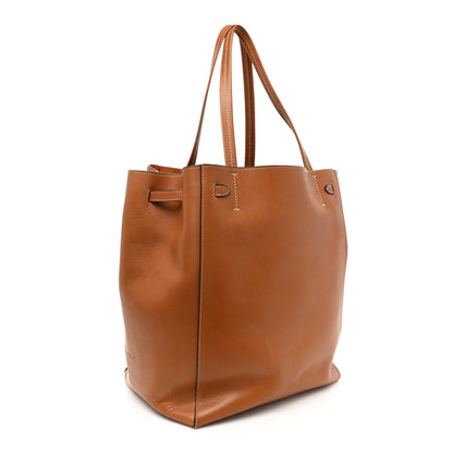 Celine Smooth Calfskin Medium Belt Cabas Phantom Brown 3 of 15