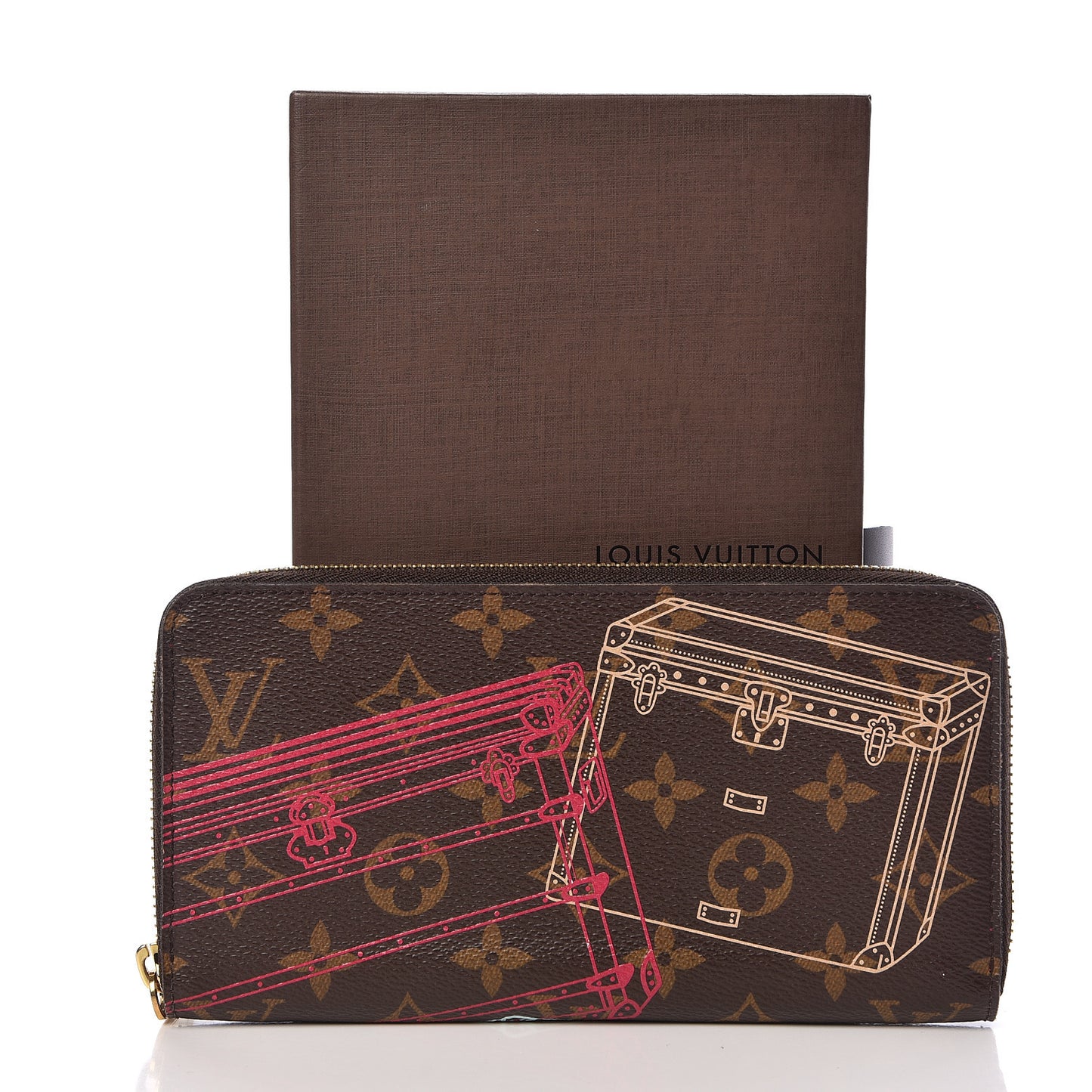 Monogram 2014 Christmas Animation Zippy Wallet