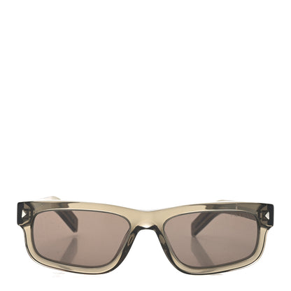 Prada Acetate Rectangular Sunglasses SPR B11 Grey 2 of 7