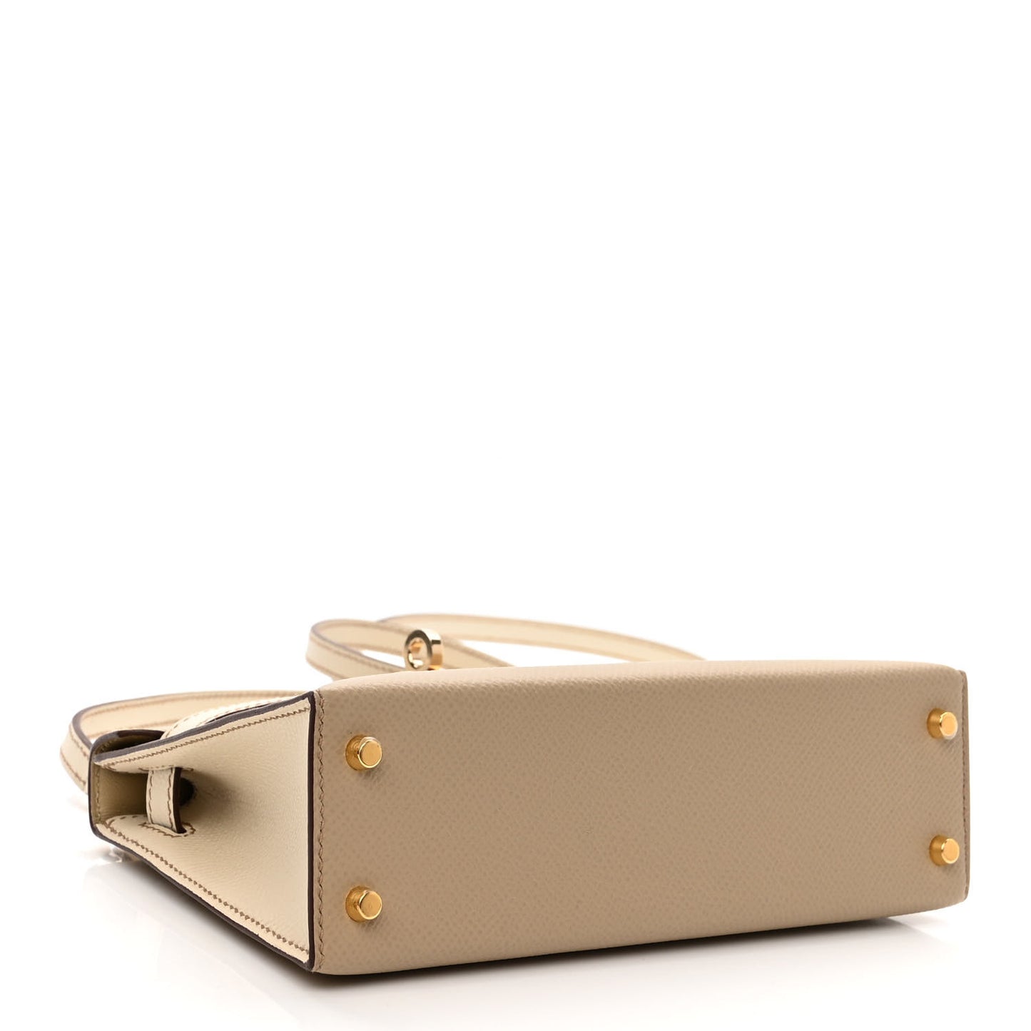 Epsom Horseshoe Mini Kelly Sellier 20 Trench Craie