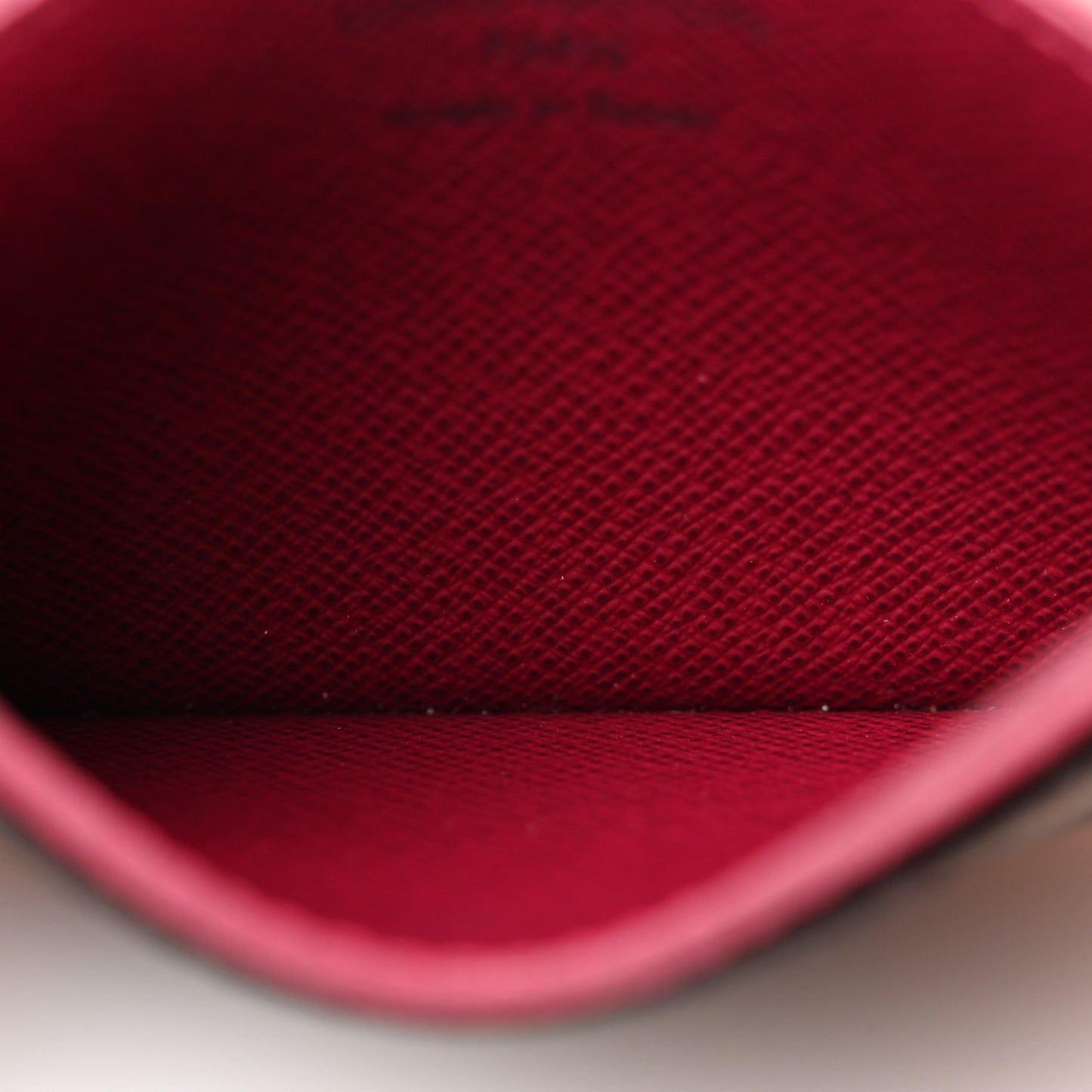 Monogram Card Holder Fuchsia