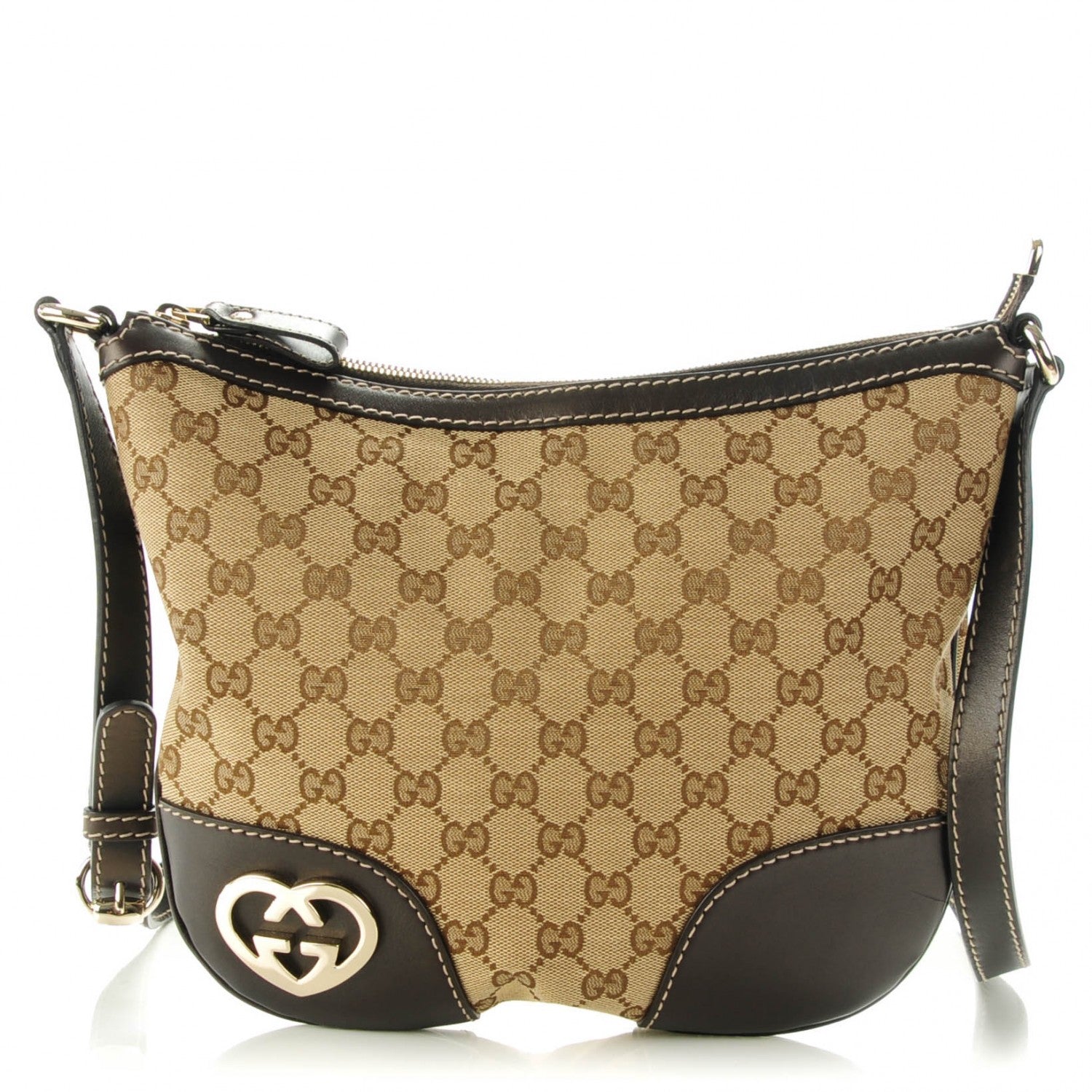 Gucci Monogram Small Lovely Messenger Brown 1 of 7