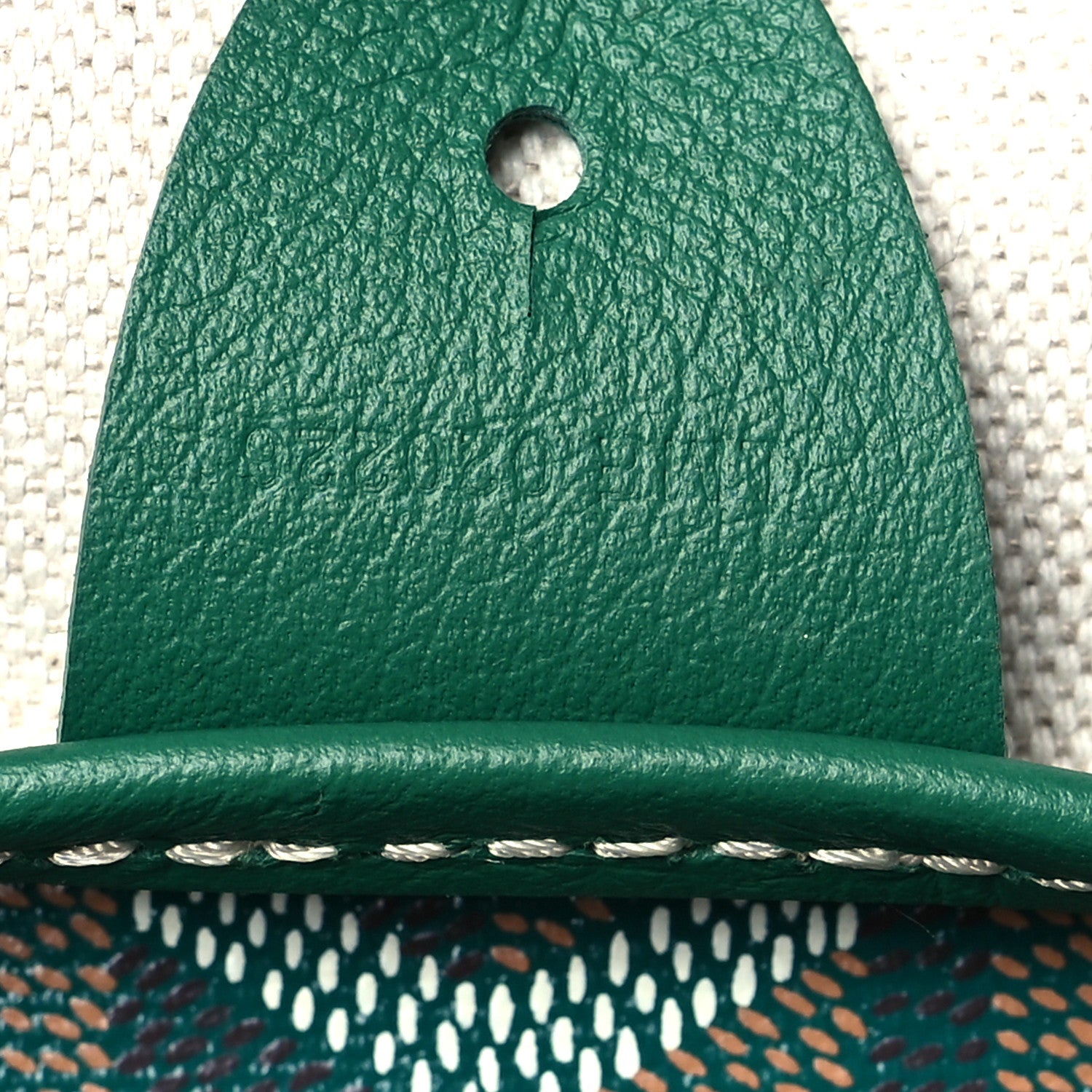 Goyard Goyardine Artois PM Green 7 of 10