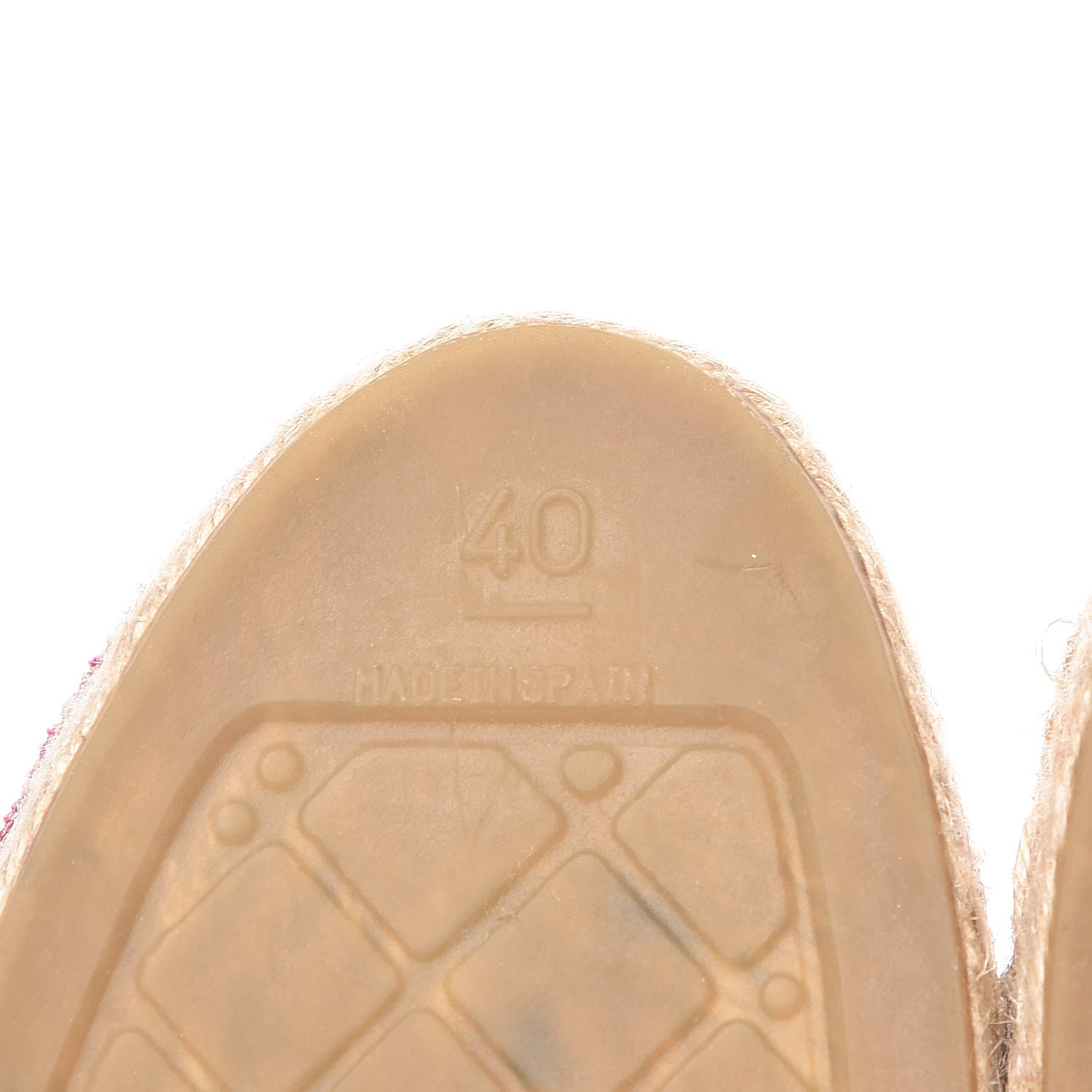 Chanel Toile Sequin CC Espadrilles 40 Pink Dark Pink 8 of 13