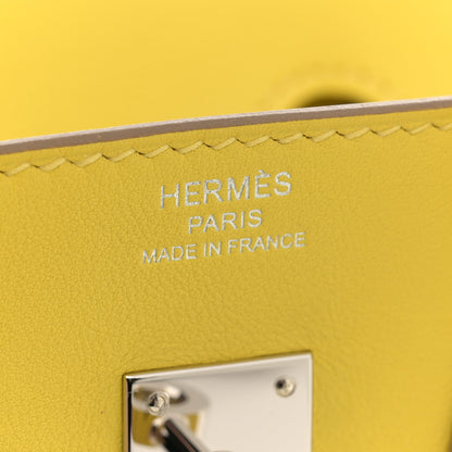 Hermes Swift Birkin 25 Lime 5 of 11