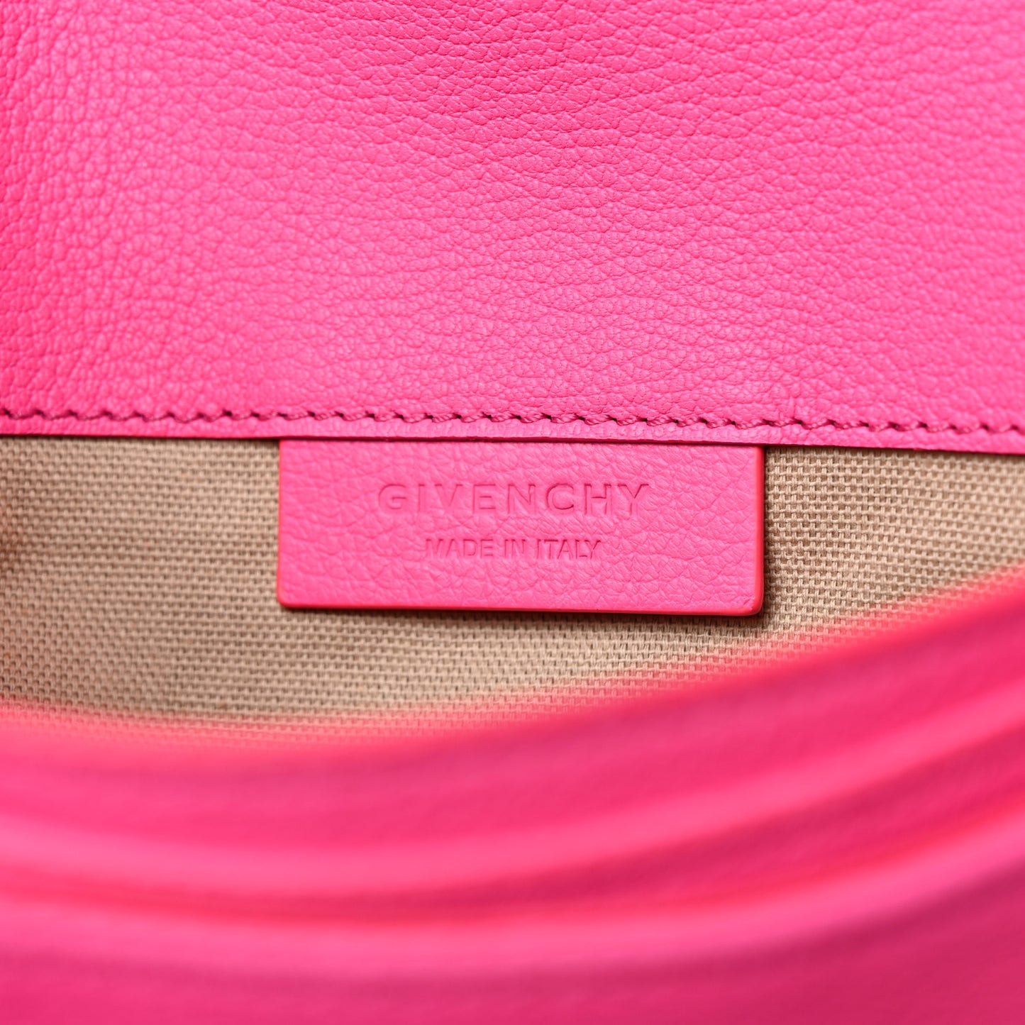 Sugar Goatskin Medium Antigona Envelope Clutch Pink