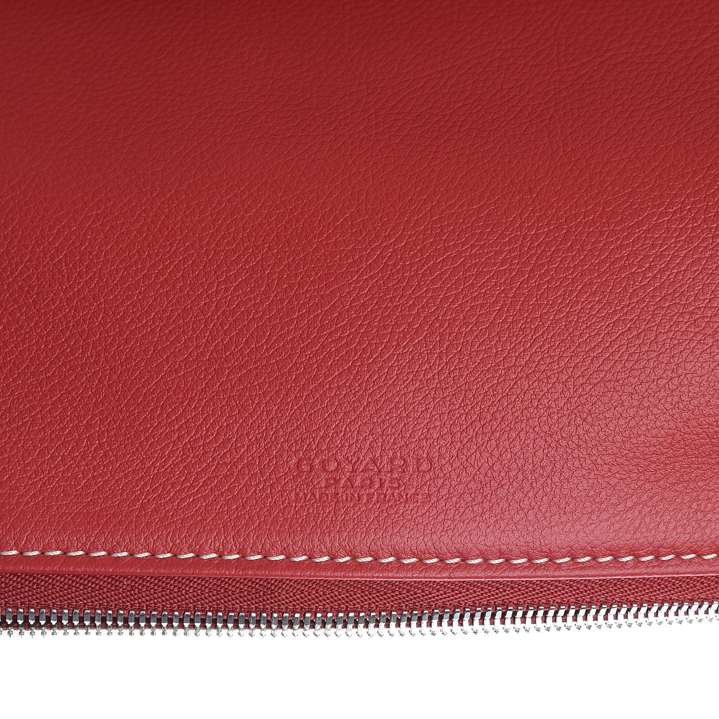 Goyardine Sainte Marie Soft Clutch Red