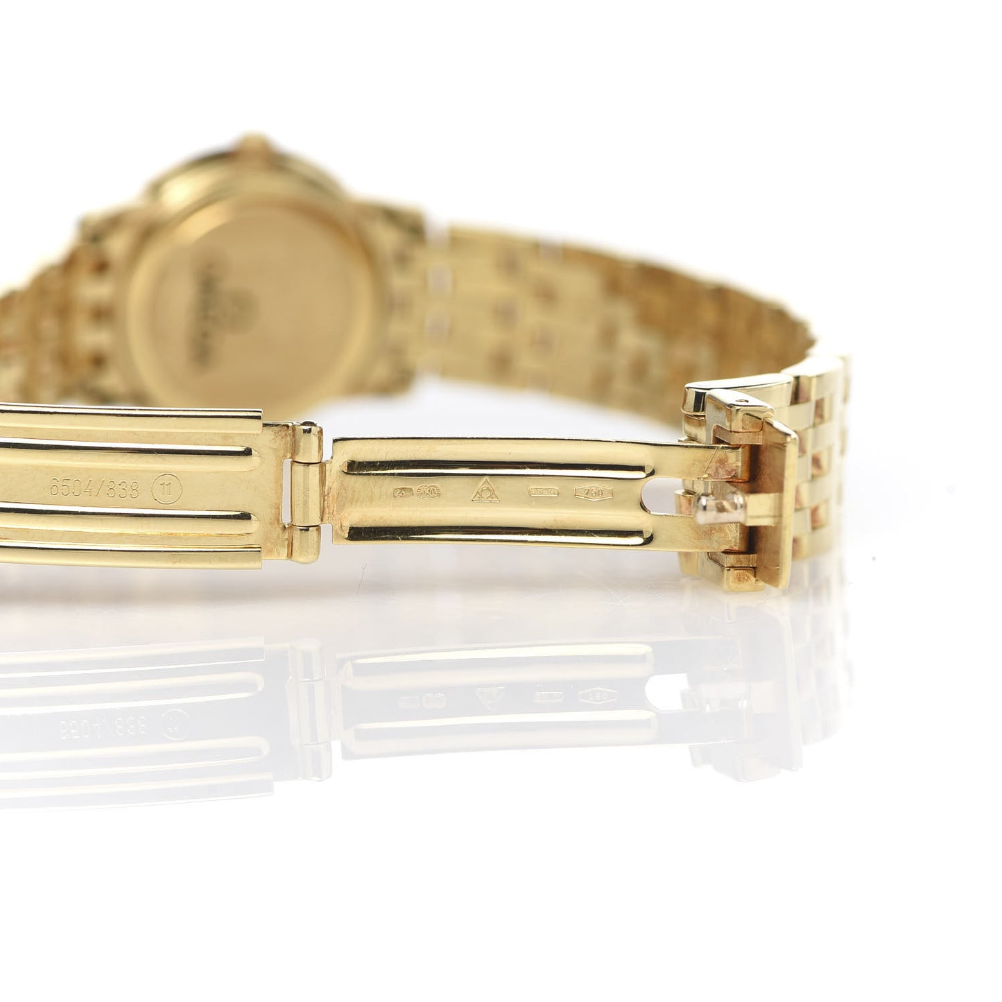 18K Yellow Gold Diamond Bezel 22mm De Ville Prestige Quartz Watch 4175.35.00