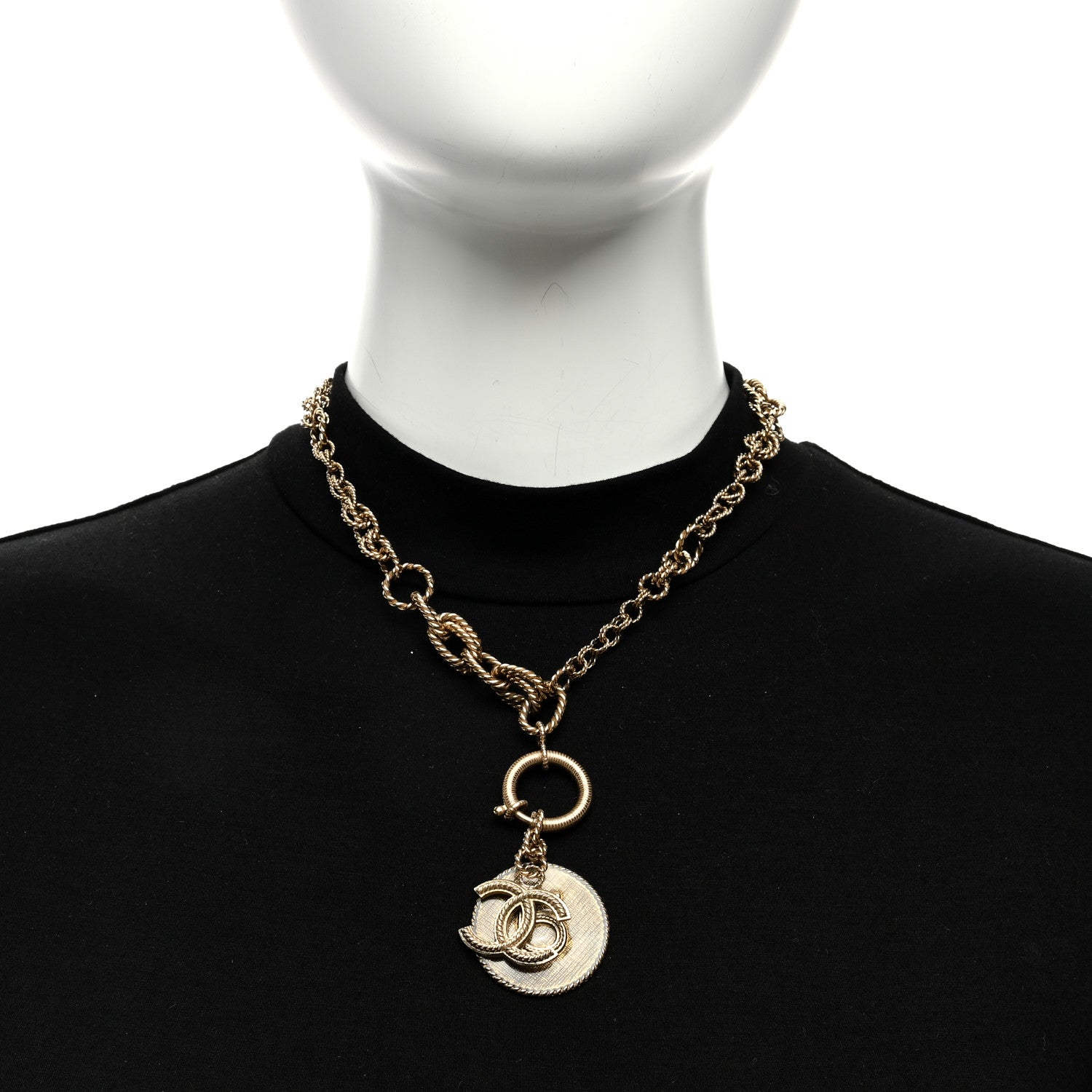 Chanel Chain N°5 CC Necklace Gold 2 of 7