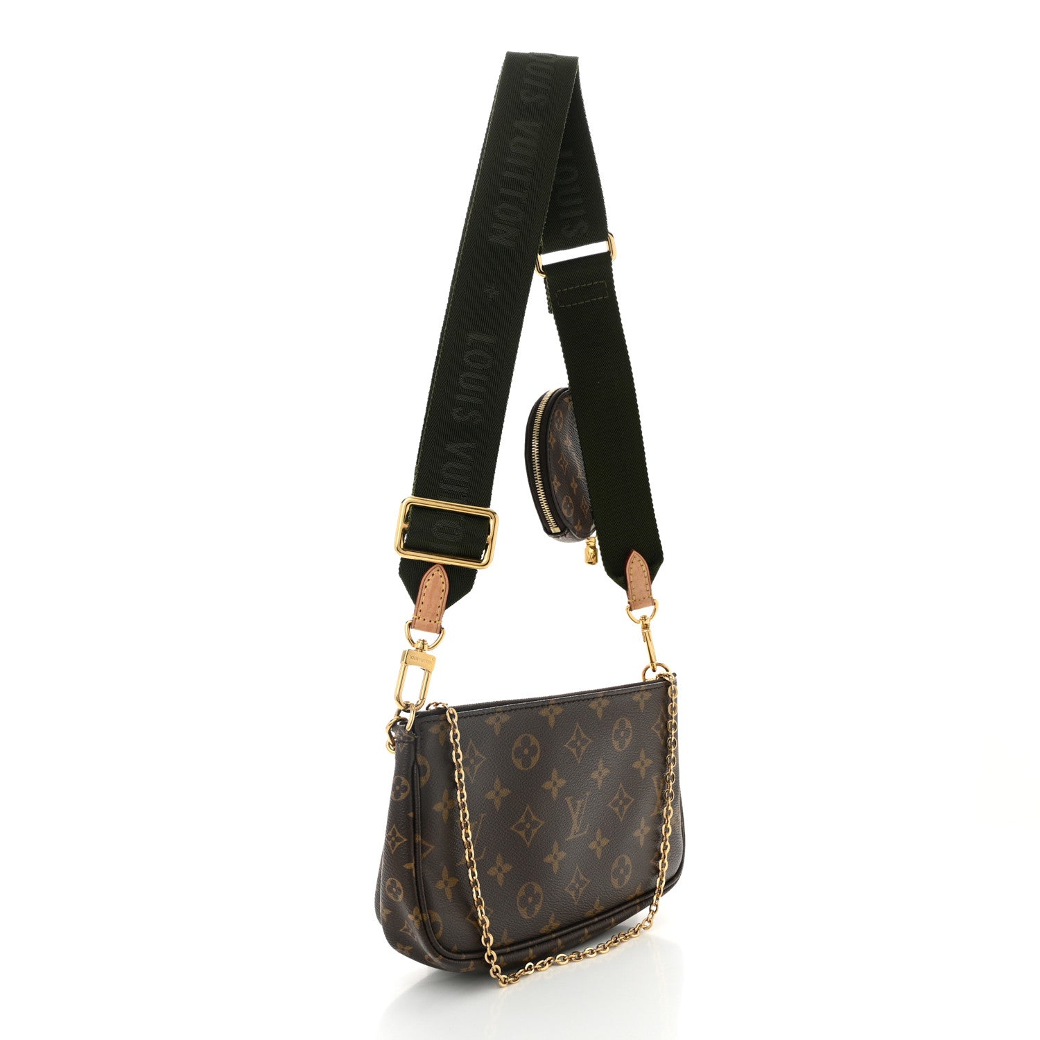 Louis Vuitton Monogram Multi Pochette Accessories Kaki 3 of 13