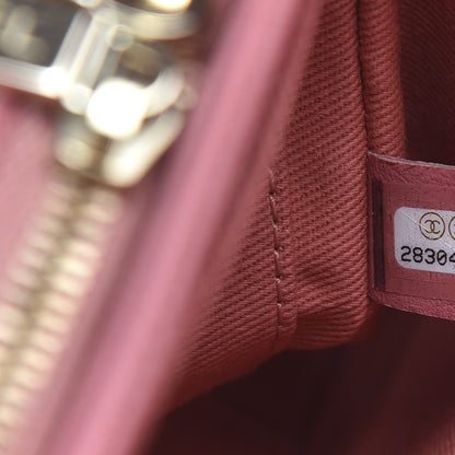 Chanel Caviar Quilted Small Business Affinity Flap Dark Pink 9 of 10