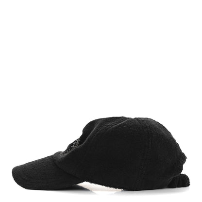 Chanel Terry Cotton CC Logo Hat Cap M Black 4 of 11