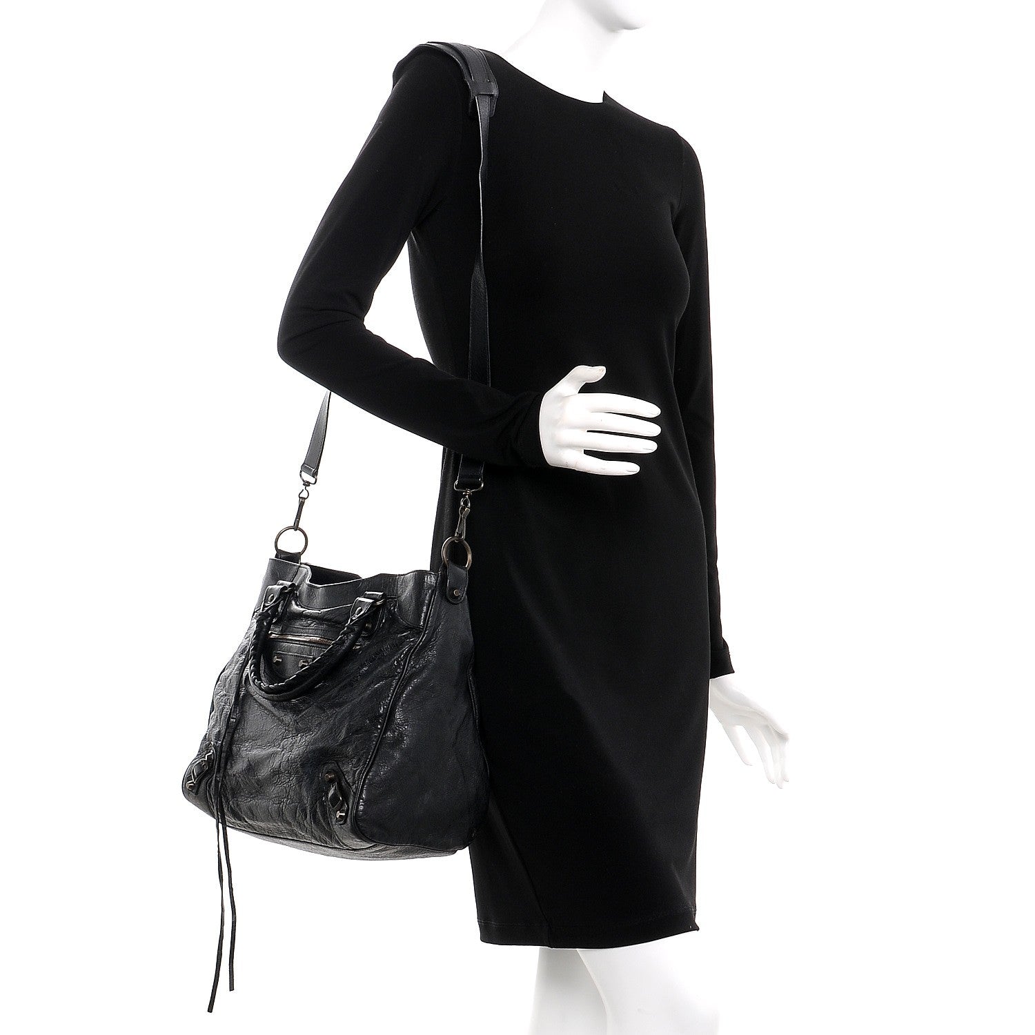 Balenciaga Agneau Classic Hardware Velo Black 2 of 11