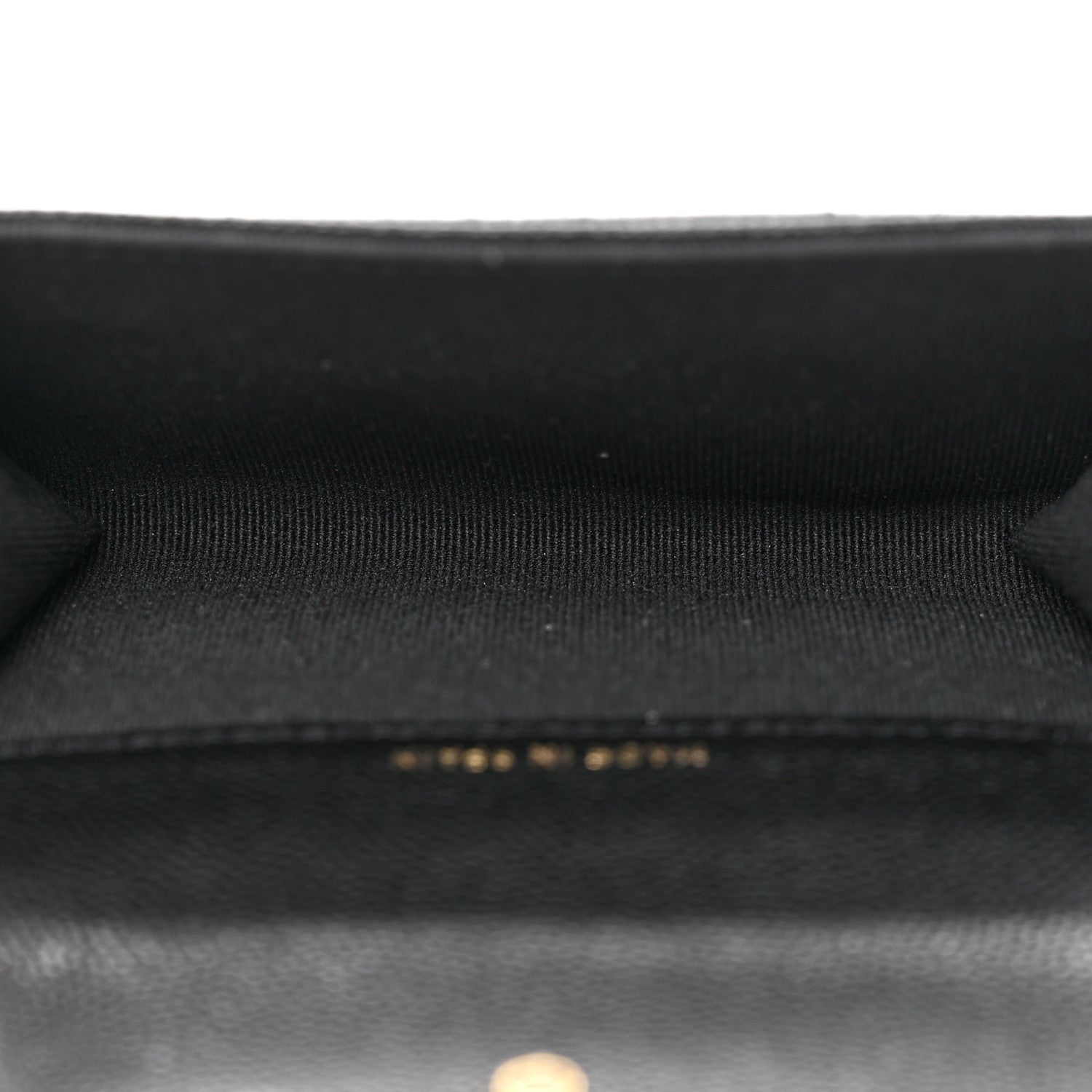 Chanel Caviar Quilted Enamel Coco Casino Flap Card Holder Wallet Black 5 of 9