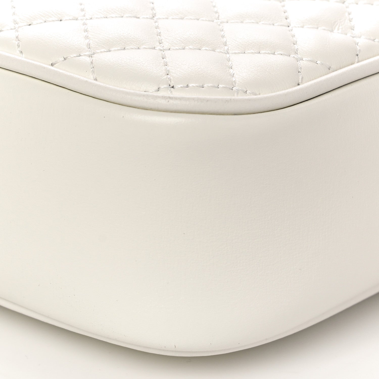 Gucci Calfskin Web Trapuntata Small Shoulder Bag Off White 11 of 12