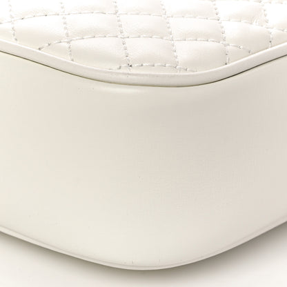 Gucci Calfskin Web Trapuntata Small Shoulder Bag Off White 11 of 12