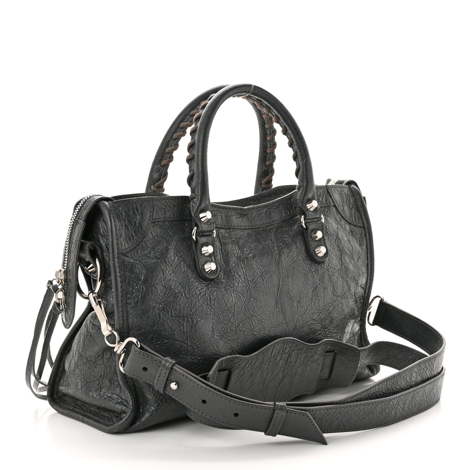 Balenciaga Agneau Classic Silver Hardware S City Gris Fossile 4 of 12