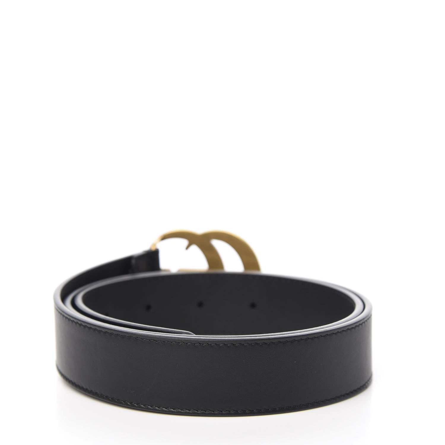 Gucci Calfskin Double G 30mm Belt 85 34 Black 2 of 5