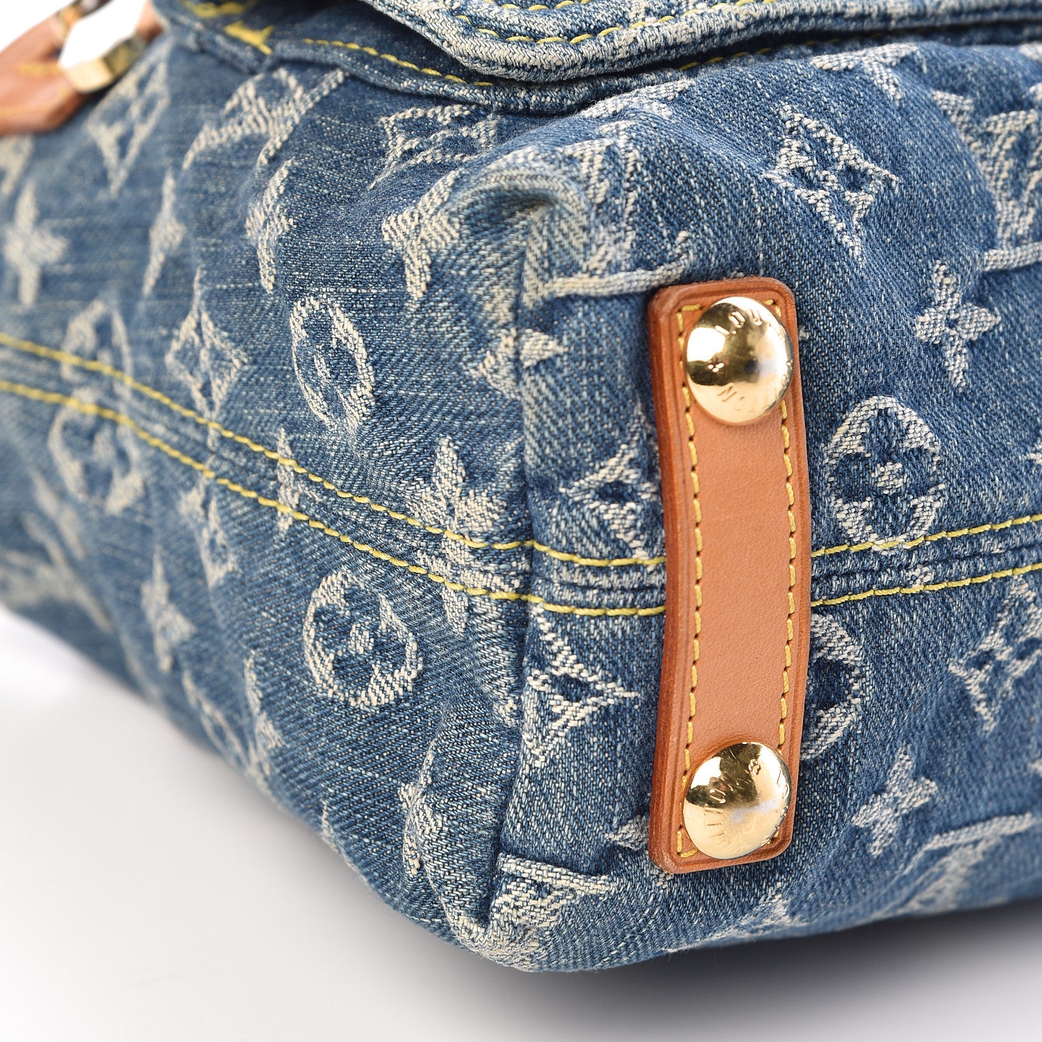 Louis Vuitton Monogram Denim Baggy PM Blue 10 of 11