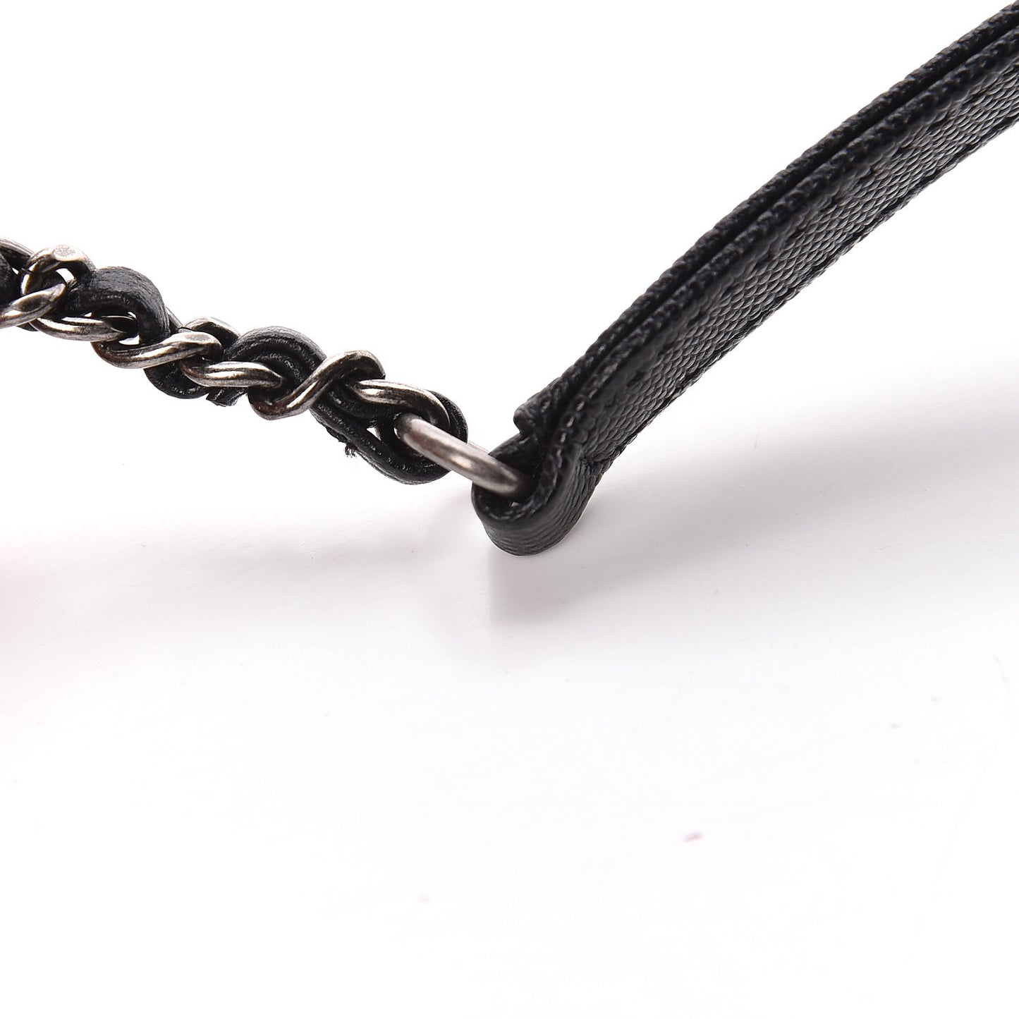 Caviar Lizard Quilted Mini Coco Handle Flap Black