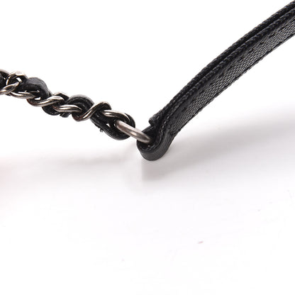 Chanel Caviar Lizard Quilted Mini Coco Handle Flap Black 9 of 19