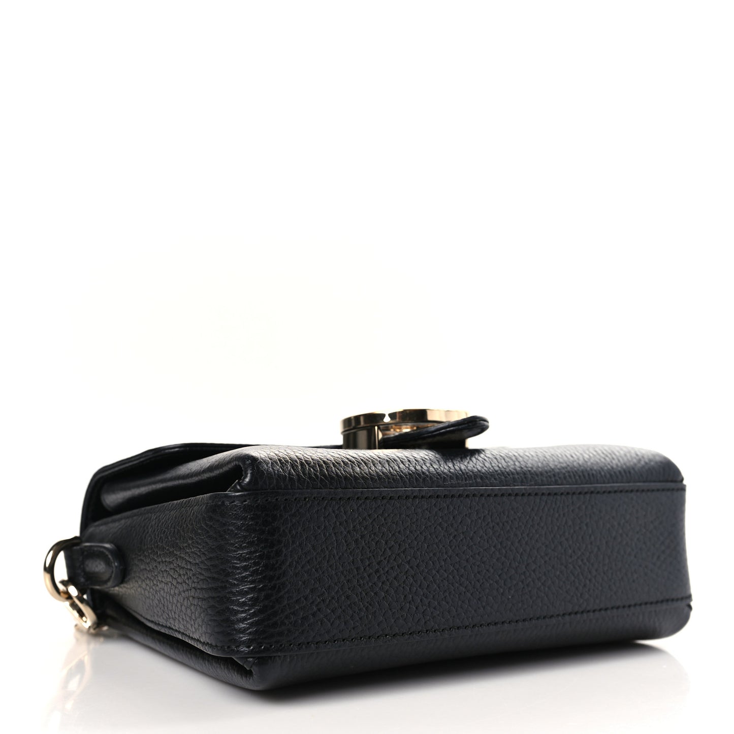 Dollar Calfskin Interlocking G Crossbody Bag Black